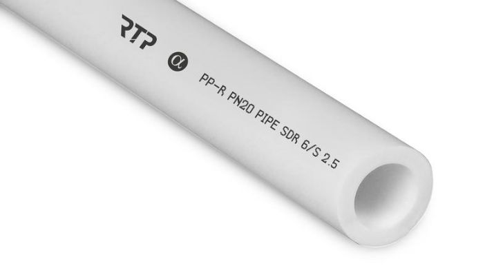 Изображение Труба PPR 20х3.4 PN20 бел. (дл.2м) RTP 10302
