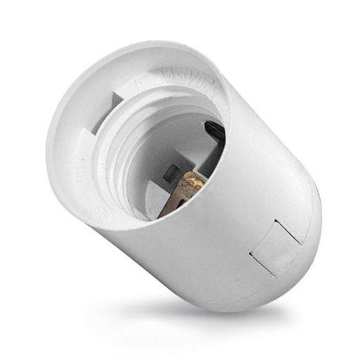 Изображение Патрон пластиковый подвесной Е27 бел. TOKOV ELECTRIC TKE-C01-PPL-27