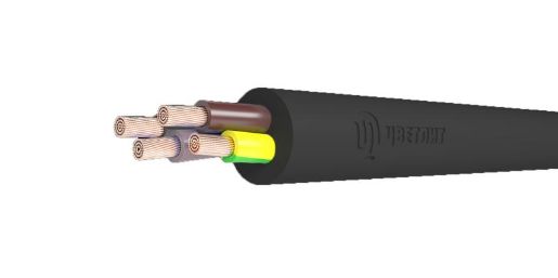 Изображение Кабель КГ-ХЛ 3х35+1х10 (PE) 380/660-2 (м) Цветлит 00-00142634