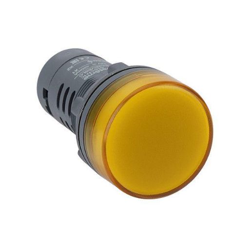 Изображение Лампа светосигнальная SB7 d22мм 230В AC желт. моноблочная SE SB7EV08MP