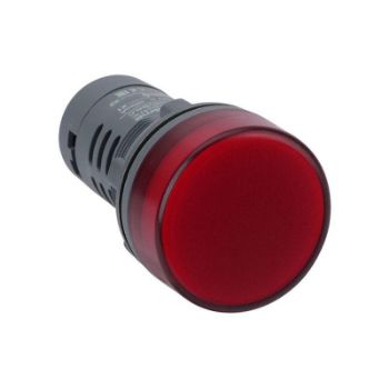 Изображение Лампа светосигнальная SB7 d22мм 230В AC красн. моноблочная SE SB7EV04MP