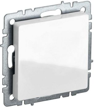 Изображение Заглушка с суппортом BRITE МЗ10-БрБ механизм бел. IEK BR-PL10-K01
