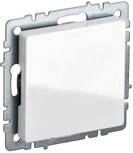 Изображение Заглушка с суппортом BRITE МЗ10-БрБ механизм бел. IEK BR-PL10-K01