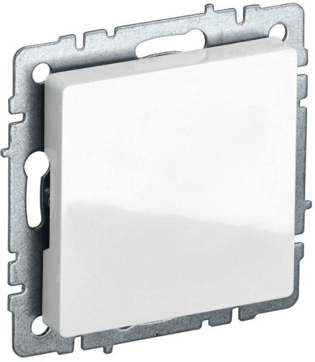 Изображение Заглушка с суппортом BRITE МЗ10-БрБ механизм бел. IEK BR-PL10-K01