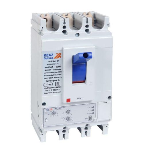 Изображение Выключатель автоматический OptiMat D400N-MR1.1-У3 КЭАЗ 321646