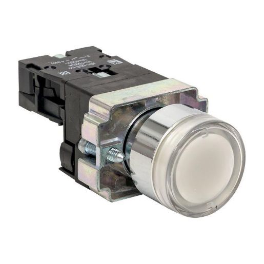 Изображение Кнопка BA21 с подсветкой 230В бел. NO PROxima EKF xb2-bw21-230