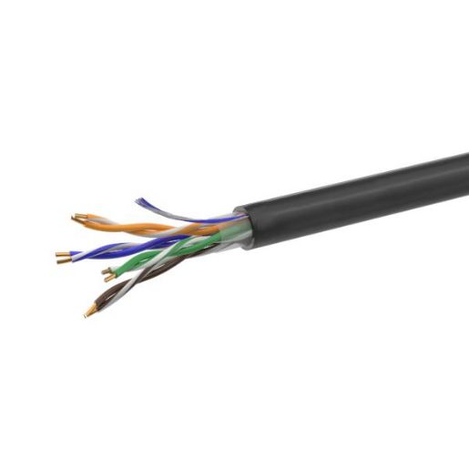 Изображение Кабель витая пара U/UTP кат.5E 4х2х24AWG solid CCA PE Out. 305м (м) Net.on 01-0301