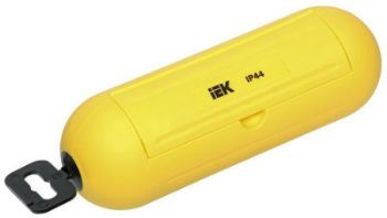 Изображение Бокс для защиты кабельного соединения IP44 желт. IEK WBX10-44-K05