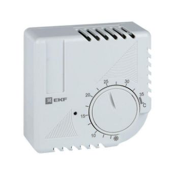 Изображение Термостат NO/NC (охлаждение/обогрев) накладной 16А 230В IP20 PROxima EKF thermo-no-nc-wall