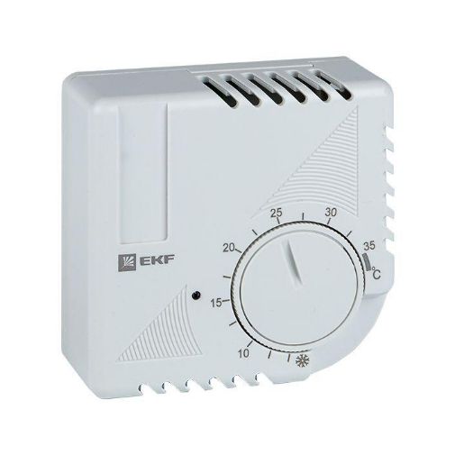 Изображение Термостат NO/NC (охлаждение/обогрев) накладной 16А 230В IP20 PROxima EKF thermo-no-nc-wall