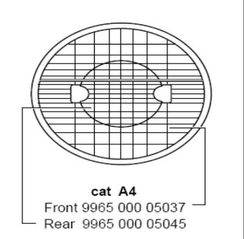 Изображение Аксессуар MVF403 FRONT REFLECTOR ASSY CAT A4 PHILIPS 996500005037