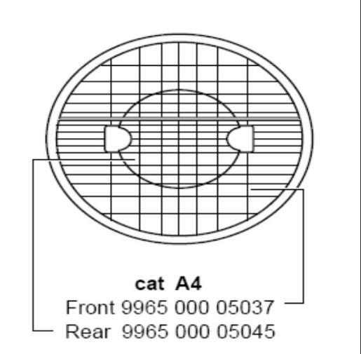 Изображение Аксессуар MVF403 FRONT REFLECTOR ASSY CAT A4 PHILIPS 996500005037