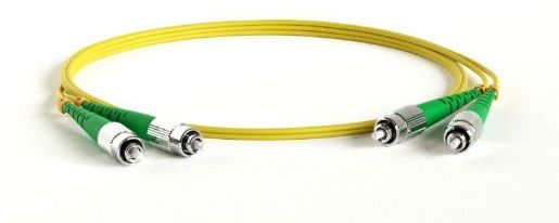Изображение Патч-корд FC-D2-9-FC/AR-FC/AR-H-3M-LSZH-YL волоконно-оптический (шнур) SM 9/125 (OS2) FC/APC-FC/APC 2мм duplex LSZH 3м Hyperline 238604