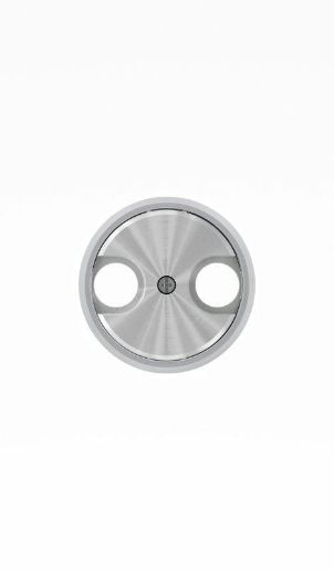 Изображение Накладка для TV-R розетки SKY Moon кольцо хром ABB 2CLA865000A1401