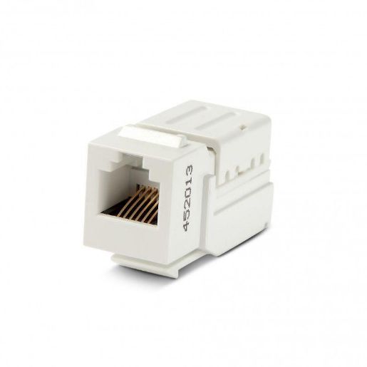 Изображение Вставка KJNE-6P6C-C2-90-WH Keystone Jack RJ12 (6P6C) 110 IDC заделка с помощью NE-TOOL бел. Hyperline 46832