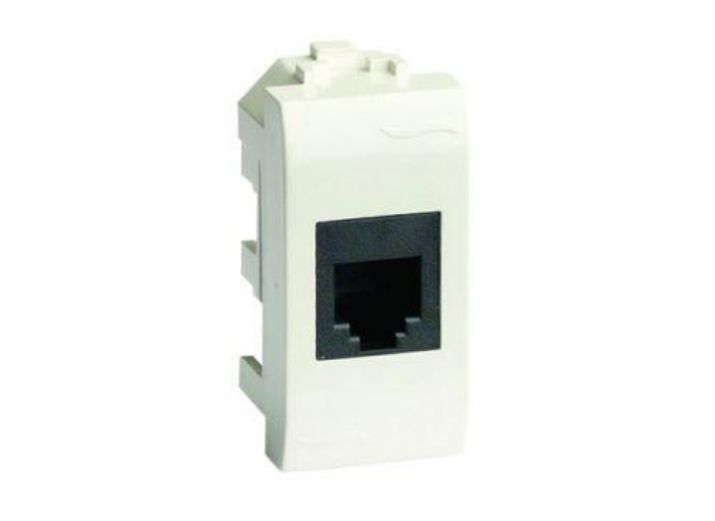 Изображение Розетка компьютерная СП 1мод. Brava RJ45 кат.6 бел. DKC 76458B