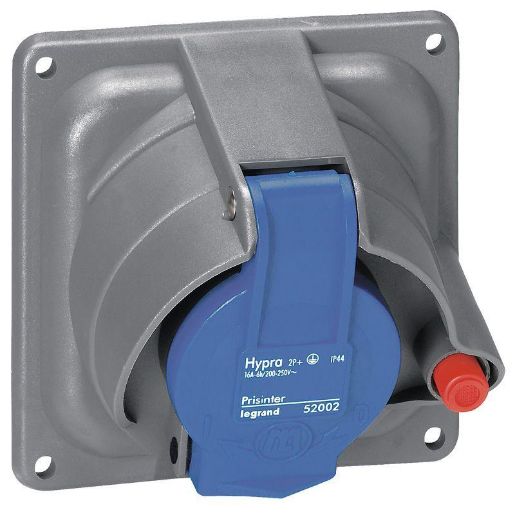 Изображение Розетка встраиваемая Hypra 16А 230В 3К+Н+З IP44 Leg 052004