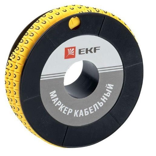 Изображение Маркер каб. 1.5кв.мм "0" (к-1000ед) (ЕС-0) EKF plc-KM-1.5-0