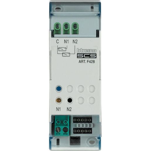 Изображение Устройство управляющее My Home с 2 конт. Din Leg BTC F428