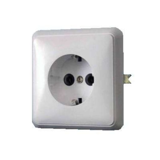 Изображение Розетка 1-м СП 16А IP20 с заземл. бел. БЕЛТИЗ Молодечно РС16-004