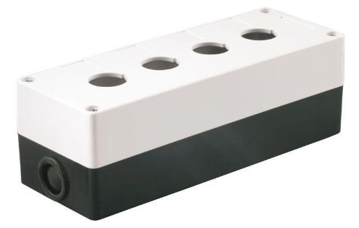 Изображение Корпус КП 104 4-м бел. для кнопок IEK BKP10-4-K01