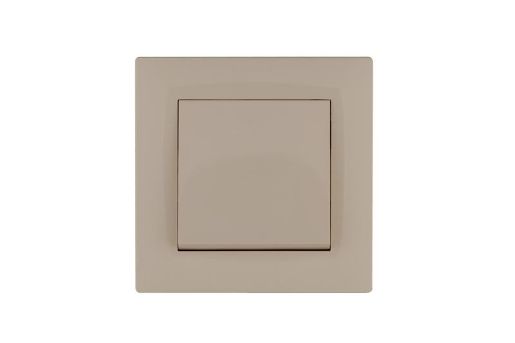 Изображение Выключатель 1-клав. Karea RIZZ крем Makel 88010001
