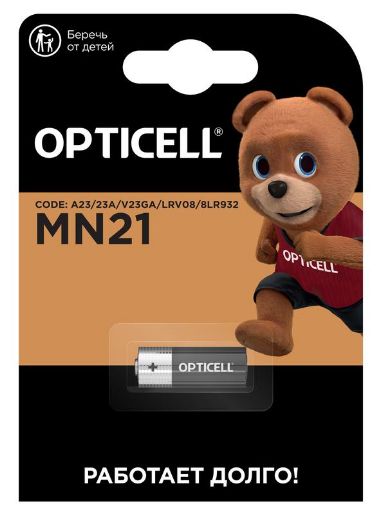 Изображение Элемент питания алкалиновый A23/MN21/8LR932 12В (блист.1шт) Specialty Opticell 5070001