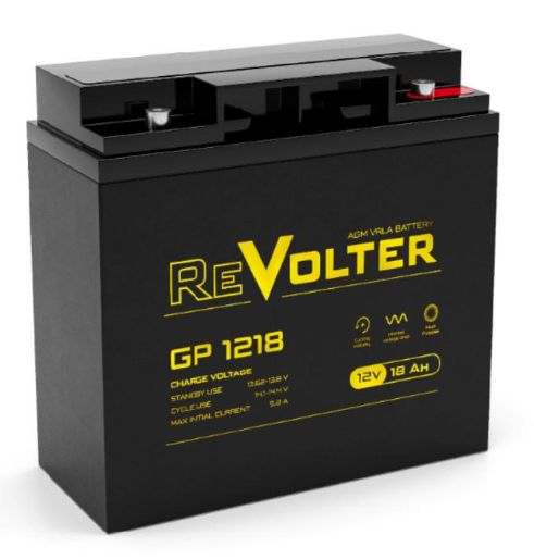 Изображение Аккумулятор 12В 18А.ч GP 1218 REVOLTER 4614040020019
