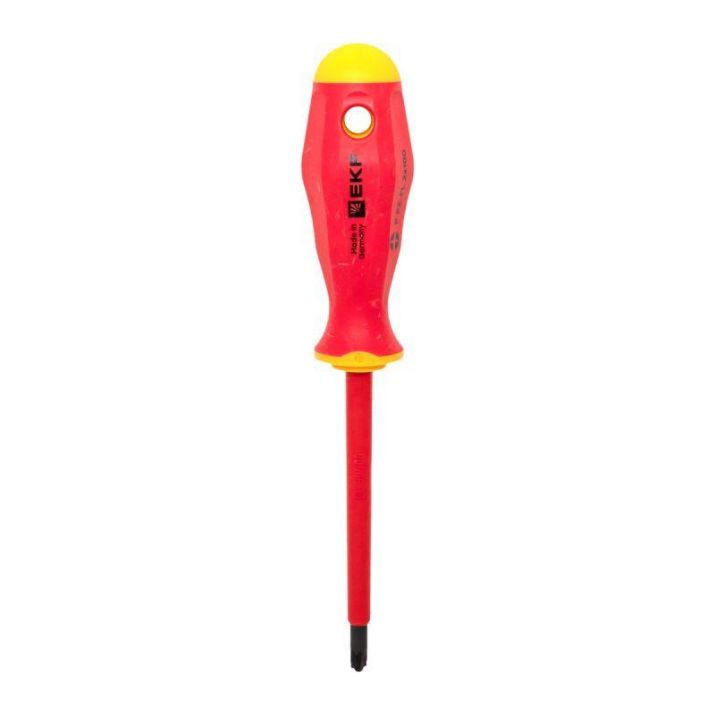Изображение Отвертка Professional PZ-FL2х100мм VDE 1000В EKF pz-fl-2-100-pro-in