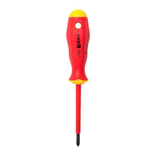 Изображение Отвертка Professional PZ-FL1х80мм VDE 1000В EKF pz-fl-1-80-pro-in