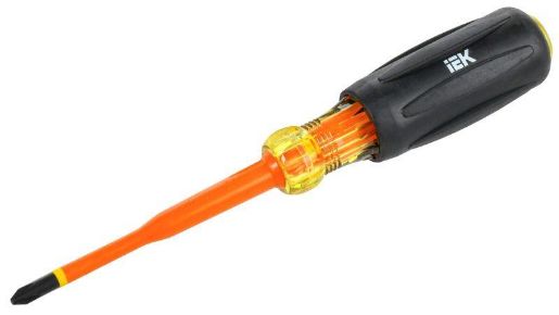 Изображение Отвертка диэлектрическая SLIM PH2х100 Т3 ARMA2L 5 IEK A2L5-SC31-T3-PH-20-100