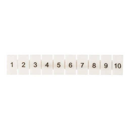 Изображение Маркеры для UT/ST/Push-in 2.5 с нумерацией 1-10 (уп.100шт) EKF zb-st-2.5-1-10
