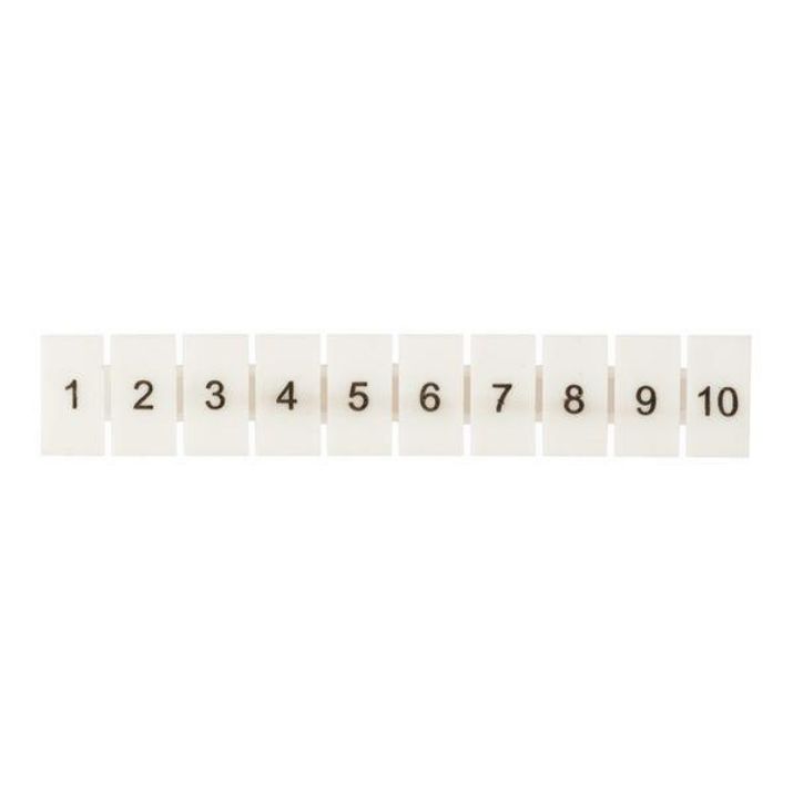 Изображение Маркеры для UT/ST/Push-in 2.5 с нумерацией 1-10 (уп.100шт) EKF zb-st-2.5-1-10