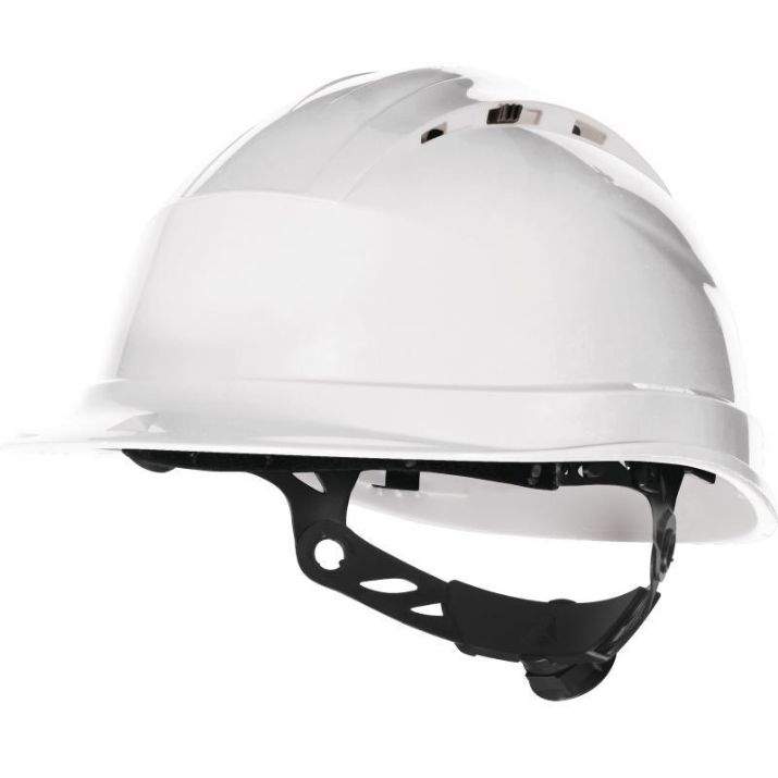 Изображение Каска защитная QUARTZ UP IV с вентил. с храповым механизмом бел. Delta Plus QUARUP4BC
