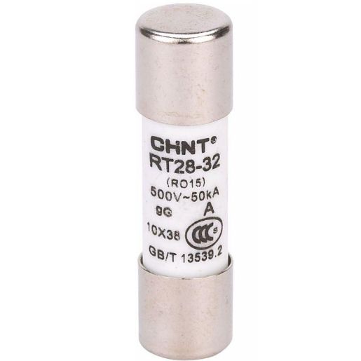 Изображение Вставка плавкая цилиндрическая RT28-32 20А 10х38 (R) CHINT 520481