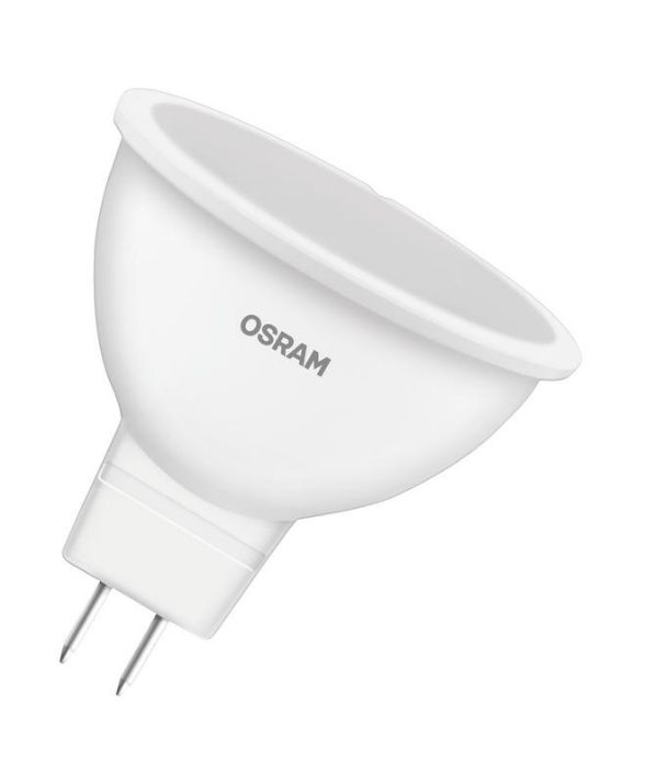 Изображение Лампа светодиодная LED STAR MR16 60110 6.5W/830 230V GU5.3 500лм 6.5Вт (замена 35Вт) 3000К тепл. бел. GU5.3 MR16 220-240В прозр. пласт. OSRAM 4058075481220