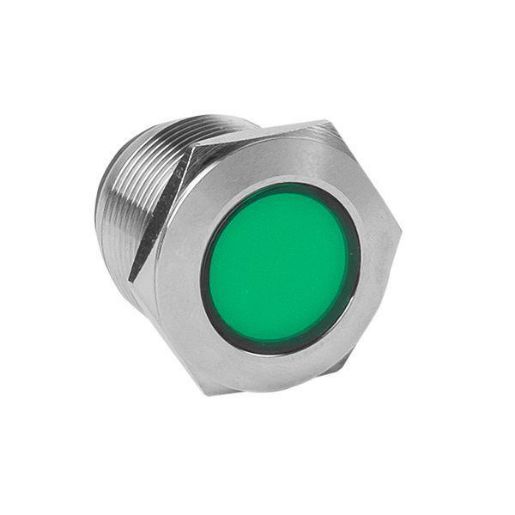 Изображение Лампа сигнальная S-Pro67 19мм зел. 24В EKF s-pro67-322
