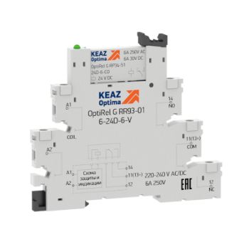Изображение Модуль релейный OptiRel G RM38-51-220-240U-6-V-CO КЭАЗ 282945