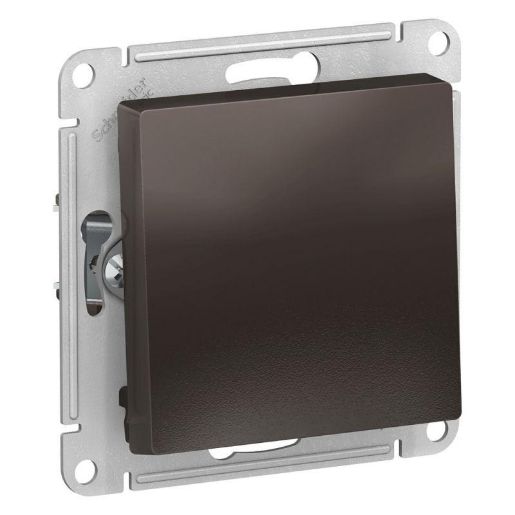 Изображение Выключатель 1-кл. СП AtlasDesign 10А IP20 (сх. 1) 10AX с самовозвратом механизм мокко SE ATN000615