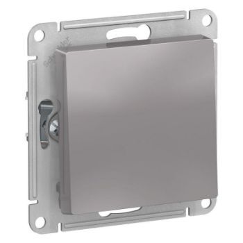 Изображение Выключатель 1-кл. СП AtlasDesign 10А IP20 (сх. 1) 10AX с самовозвратом механизм алюм. SE ATN000315