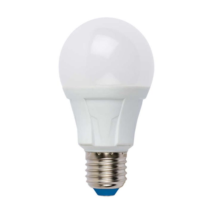 Изображение Лампа светодиодная LED-A60 12W/WW/E27/FR PLP01WH Яркая 12Вт грушевидная матовая 3000К тепл. бел. E27 (упак. картон) Uniel UL-00001526