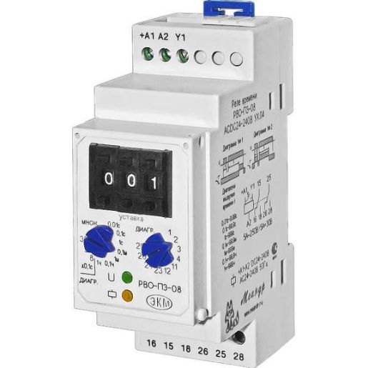 Изображение Реле времени РВО-П3-08 УХЛ4 24-240В AC/DC Меандр A8302-16930753