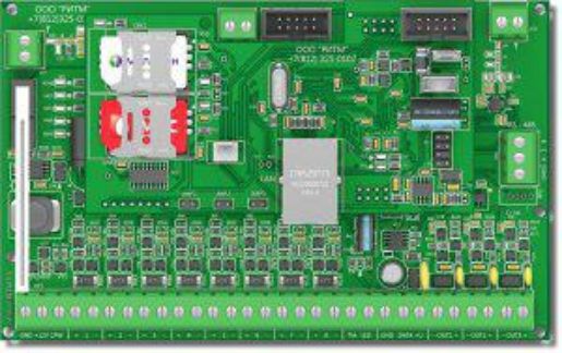 Изображение Панель охран. радиоканальн. Контакт GSM-16 (с GSM коммуникат. до 16 провод. ШС) Ритм 236066