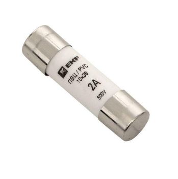 Изображение Вставка плавкая цилиндрическая ПВЦ 10х38 2А EKF pvc-10x38-2