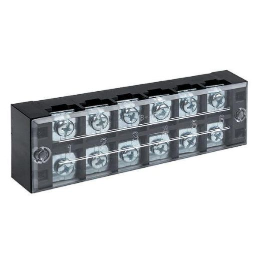 Изображение Терминал клеммный TB-4506 до 4.5кв.мм 45А 6 клеммных пар EKF tb-4506