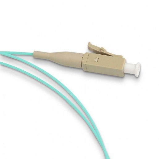 Изображение Пигтейл FPT-B9-503-LC/PR-1M-LSZH-AQ (FPT9-503-LC-10G-1M) волоконно-оптический MM 50/125 (OM3) LC 1м LSZH Hyperline 34487