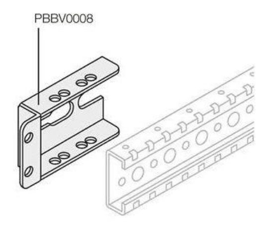 Изображение Уголок для верт. шин сбоку шкафа (уп.8шт) ABB 1STQ007430A0000