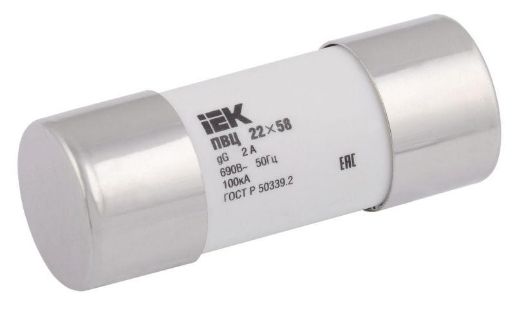 Изображение Вставка плавкая цилиндрическая ПВЦ 22х58 gG 20А IEK CFL22-020