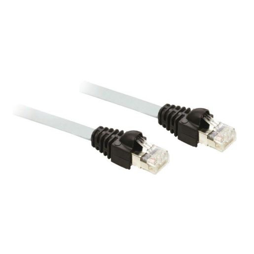 Изображение Кабель соед. ETHERNET 1м 2хRJ45 связь 2 quant eth head и (Eth CRP; NOC-DIO; NOC-CTRL) в шасси SchE TCSECN3M3M1S4U