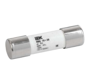 Изображение Вставка плавкая цилиндрическая ПВЦ 10х38 25А IEK CFL10-025
